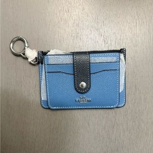 Coach Blue and Black Card Holder